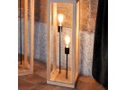 Dřevěné stojací lampy