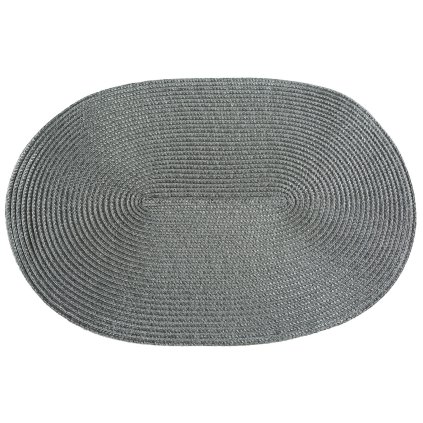 SADA 6KS PROSTÍRÁNÍ NA STŮL JUDY2 45X30 CM TMAVĚŠEDÁ