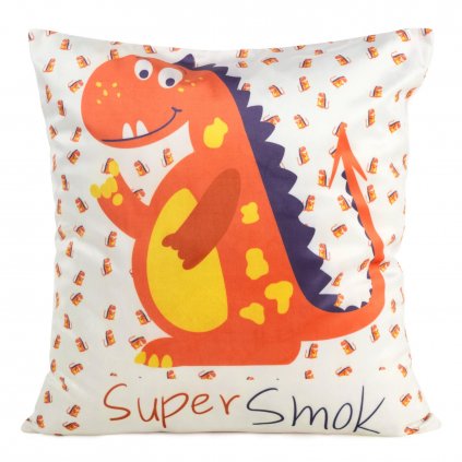 DĚTSKÝ DEKORAČNÍ POVLAK NA POLŠTÁŘ KIDS8 45X45 CM VZOROVANÁ