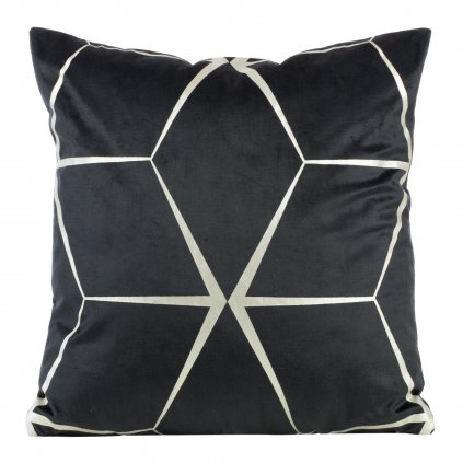 DEKORAČNÍ POVLAK NA POLŠTÁŘ BLINK28 45X45 CM ČERNÁ