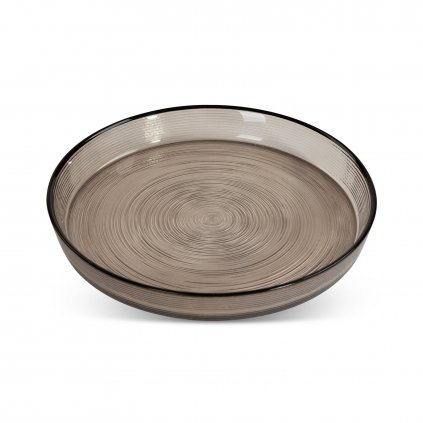 DEKORAČNÍ SKLO LEA (01) (FI) 16X2 CM ČERNÉ