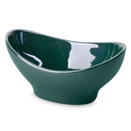 DEKORAČNÍ MISKA BENTO1 (06) 30X18X15 CM TYRKYSOVÁ