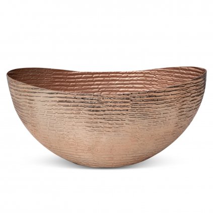 DEKORAČNÍ MISKA PARI2 (03) 45X22X22 CM MĚĎ