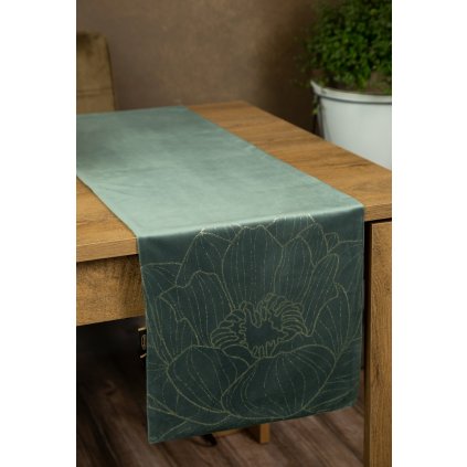 UBRUS BLINK 13 35X180 CM MÁTOVÝ