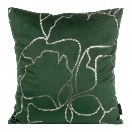 DEKORAČNÍ POVLAK NA POLŠTÁŘ BLINK35 45X45 CM TMAVĚZELENÁ