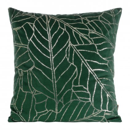 DEKORAČNÍ POVLAK NA POLŠTÁŘ BLINK32 45X45 CM TMAVĚZELENÁ