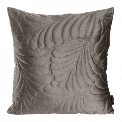 DEKORAČNÍ POVLAK NA POLŠTÁŘ RIA4 45X45 CM TMAVĚBÉŽOVÁ