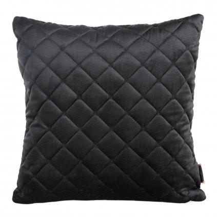 DEKORAČNÍ POVLAK NA POLŠTÁŘ RIA1 45X45 CM ČERNÁ