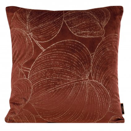 DEKORAČNÍ POVLAK NA POLŠTÁŘ BLINK23 45X45 CM CIHLOVÁ