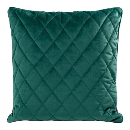 DEKORAČNÍ POLŠTÁŘ VELVET28 50X50 CM TMAVĚTYRKYSOVÁ