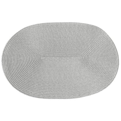 SADA 6KS PROSTÍRÁNÍ NA STŮL JUDY2 45X30 CM STŘÍBRNÁ