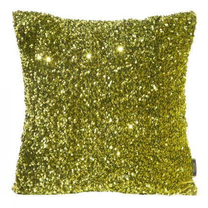 DEKORAČNÍ POVLAK NA POLŠTÁŘ BELISA 45X45 CM ZELENÁ