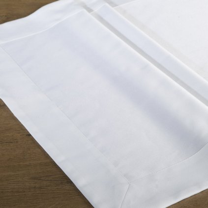 UBRUS MILA 85X85 CM BÍLÝ