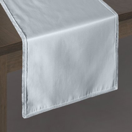DEKORAČNÍ UBRUS 35X140 CM STŘÍBRNÝ