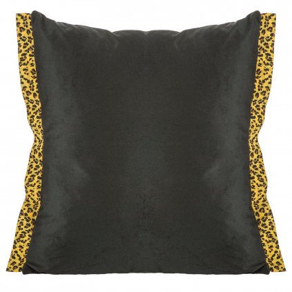 DEKORAČNÍ POVLAK NA POLŠTÁŘ VIVIANE 45X45 CM ČERNÁ