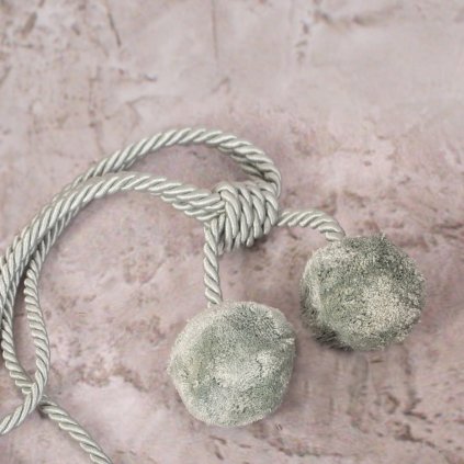 DEKORAČNÍ ŠŇŮRA NA ZÁVĚS ANGELA TYRKYSOVÁ