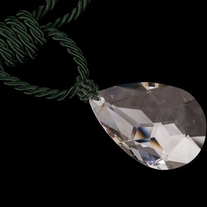 DEKORAČNÍ ŠŇŮRA NA ZÁVĚS VICTORIA ZELENÁ