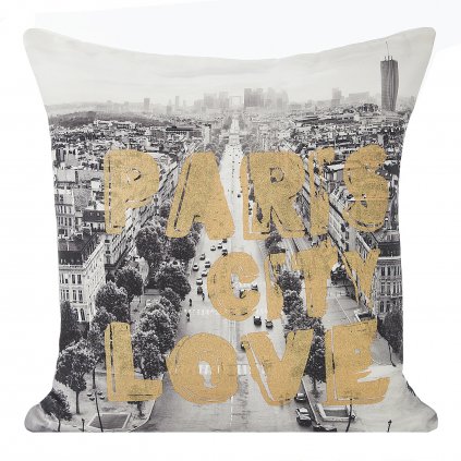 DEKORAČNÍ POVLAK NA POLŠTÁŘ PARIS8 40X40 CM VZOROVANÁ