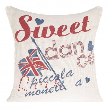 DEKORAČNÍ POVLAK NA POLŠTÁŘ FLAGE03 45X45 CM VZOROVANÁ