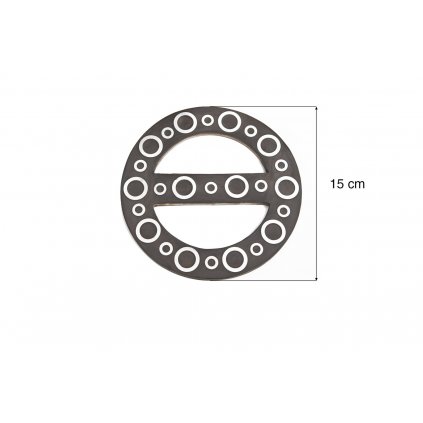 DEKORAČNÍ SPONA NA ZÁVĚS 829 HNĚDÁ