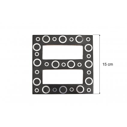 DEKORAČNÍ SPONA NA ZÁVĚS 835 HNĚDÁ