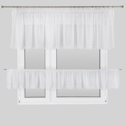 ZÁCLONA NA PÁSCE DAGMA2 400X65 CM 400X35 CM BÍLÁ