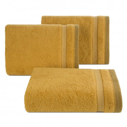 FROTÉ RUČNÍK RIKI 30X50 CM HOŘČICOVÁ