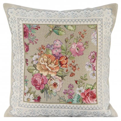 DEKORAČNÍ POVLAK NA POLŠTÁŘ 1175 47X47 CM VZOROVANÁ