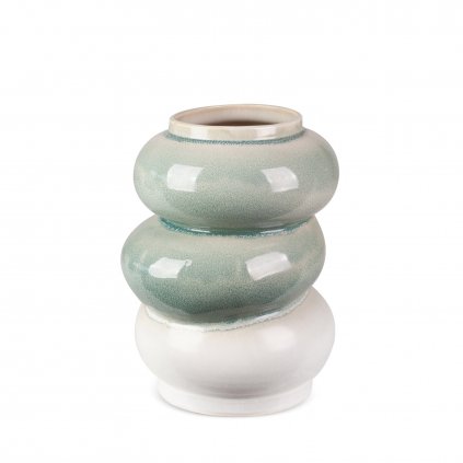 DEKORAČNÍ VÁZA LIANA (04) 21X19X26 CM VÍCEBAREVNÁ