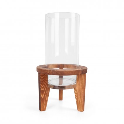 SKLENĚNÁ DEKORAČNÍ VÁZA GRACE2 (06) (FI) 19X18 CM