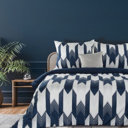 LOŽNÍ POVLEČENÍ TERRA COLLECTION PALERMO4 160X200 CM, 2KS 70X80 CM VZOROVANÉ