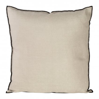 DEKORAČNÍ POVLAK NA POLŠTÁŘ LEN5 45X45 CM BÉŽOVÁ