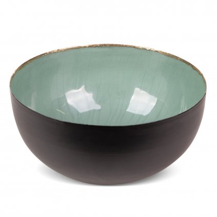 DEKORAČNÍ MISKA DORA (02) (FI) 20X9 CM ČERNÁ