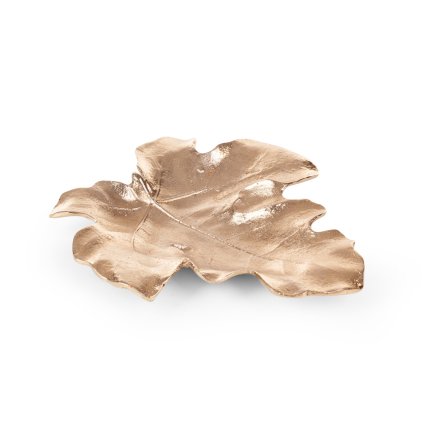 DEKORAČNÍ TALÍŘ DALIA (03) 24X20X2 CM ZLATÁ