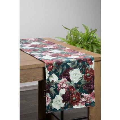 UBRUS VELVET 2 35X180 CM VZOROVANÝ