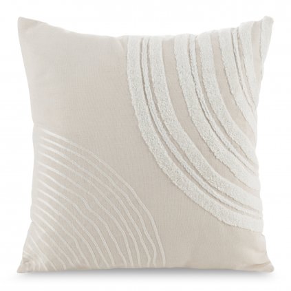 DEKORAČNÍ POVLAK NA POLŠTÁŘ ALLY 45X45 CM KRÉMOVÁ