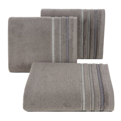 BAVLNĚNÝ RUČNÍK IRENE 30X50 CM GRAFITOVÁ