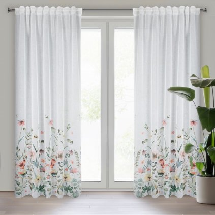 ZÁVĚS NA PÁSCE DOLLY 140X270 CM VZOROVANÁ