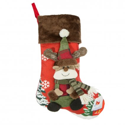 VÁNOČNÍ DEKORACE RENNE 28X53 CM VZOROVANÁ