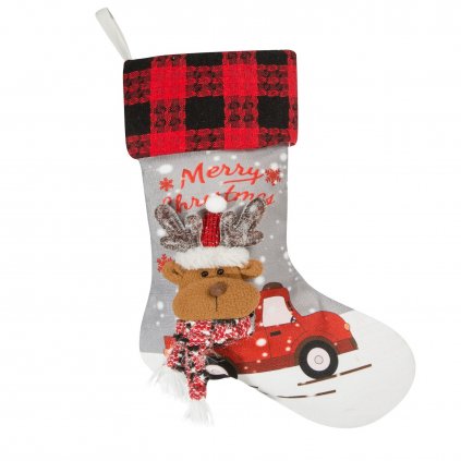 VÁNOČNÍ DEKORACE RENNE 28X50 CM VZOROVANÁ