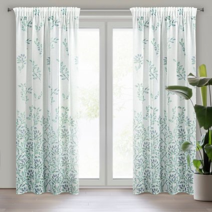 ZÁVĚS NA PÁSCE CLARISSA 140X270 CM VZOROVANÝ