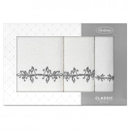 SADA RUČNÍKŮ KAMELIA 1 KS 30X50 CM, 1 KS 50X90 CM, 1 KS 70X140 CM KRÉMOVÁ