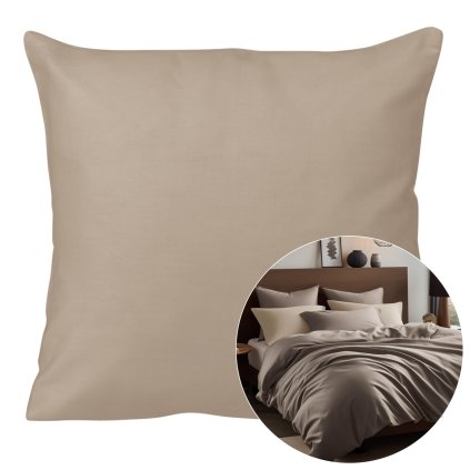 poszewka satyna bawelna ciemny bez 041 40x40