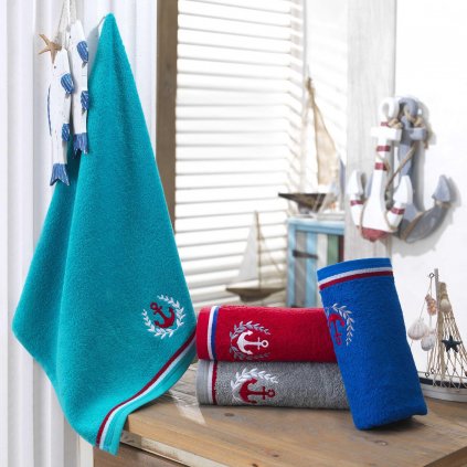 recznik bawelna 100 maritim navy blue w 70x140