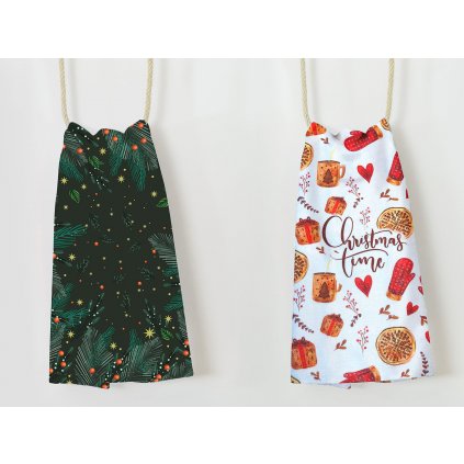 komplet scierek kuchennych ms home 2x38x60 christm