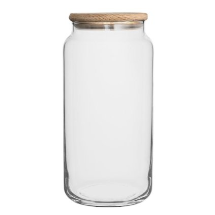 x tg eco sloik z drewniana pokrywka 1220ml