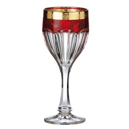bohemia safari rubin kieliszek 190ml wino kpl 6x
