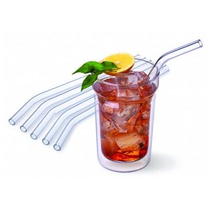 simax rurka szklana zakrzywiona 20cm kpl 6 szt