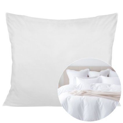 poszewka satyna bawelna bialy 603 50x60