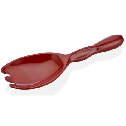 x melamina lyzka do serwowania czerwona 25cm